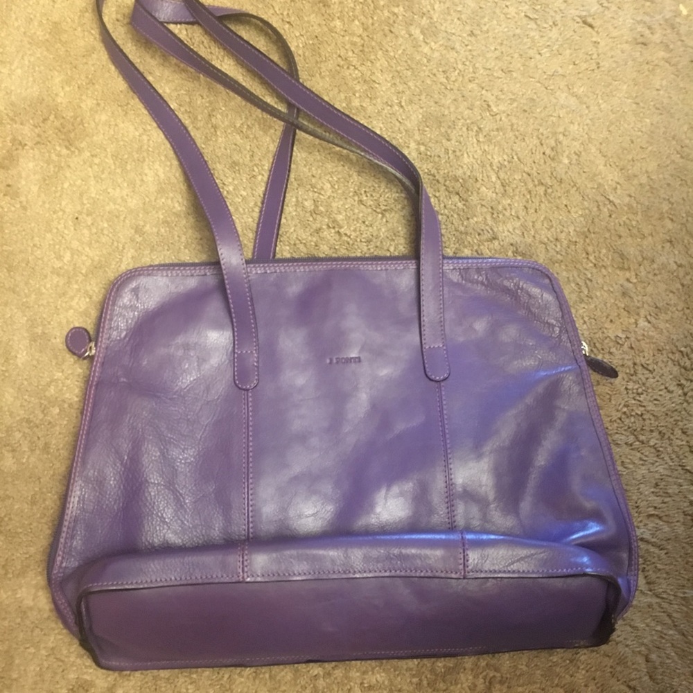 I Ponti Firenze Purple Leather Bag